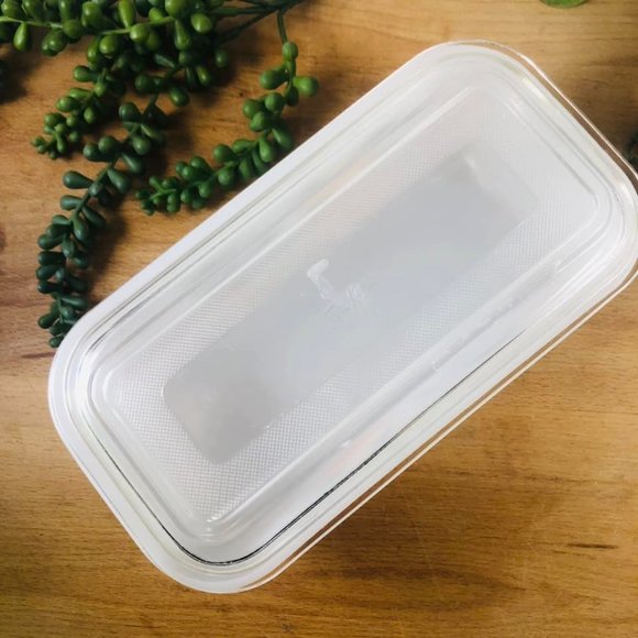 Fire King Gay Fad Fruit Casserole Oven Refrigerator Dish with Original Lid - Picture 2 of 6